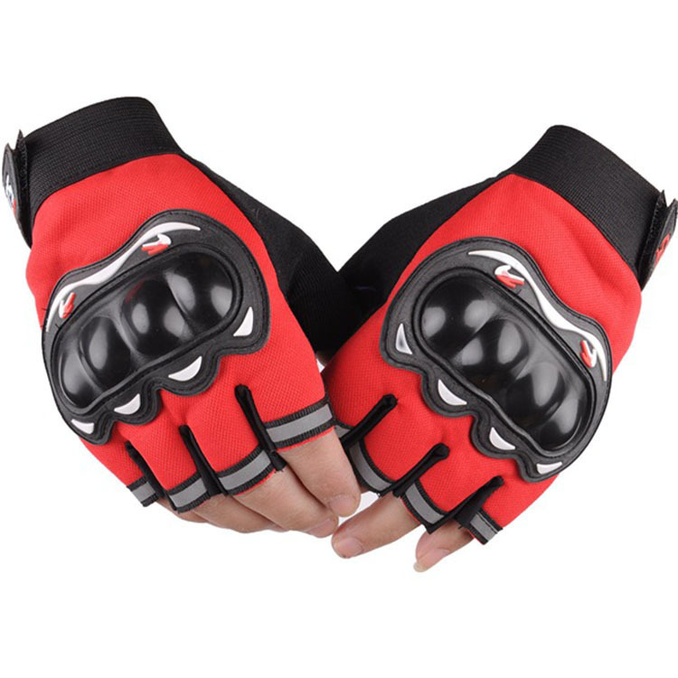 Car Knight Gloves Outdoor Motorcycle Half Finger Gloves Men's Hard Shell Non-Slip Breathable Protective Half Tactical Riding