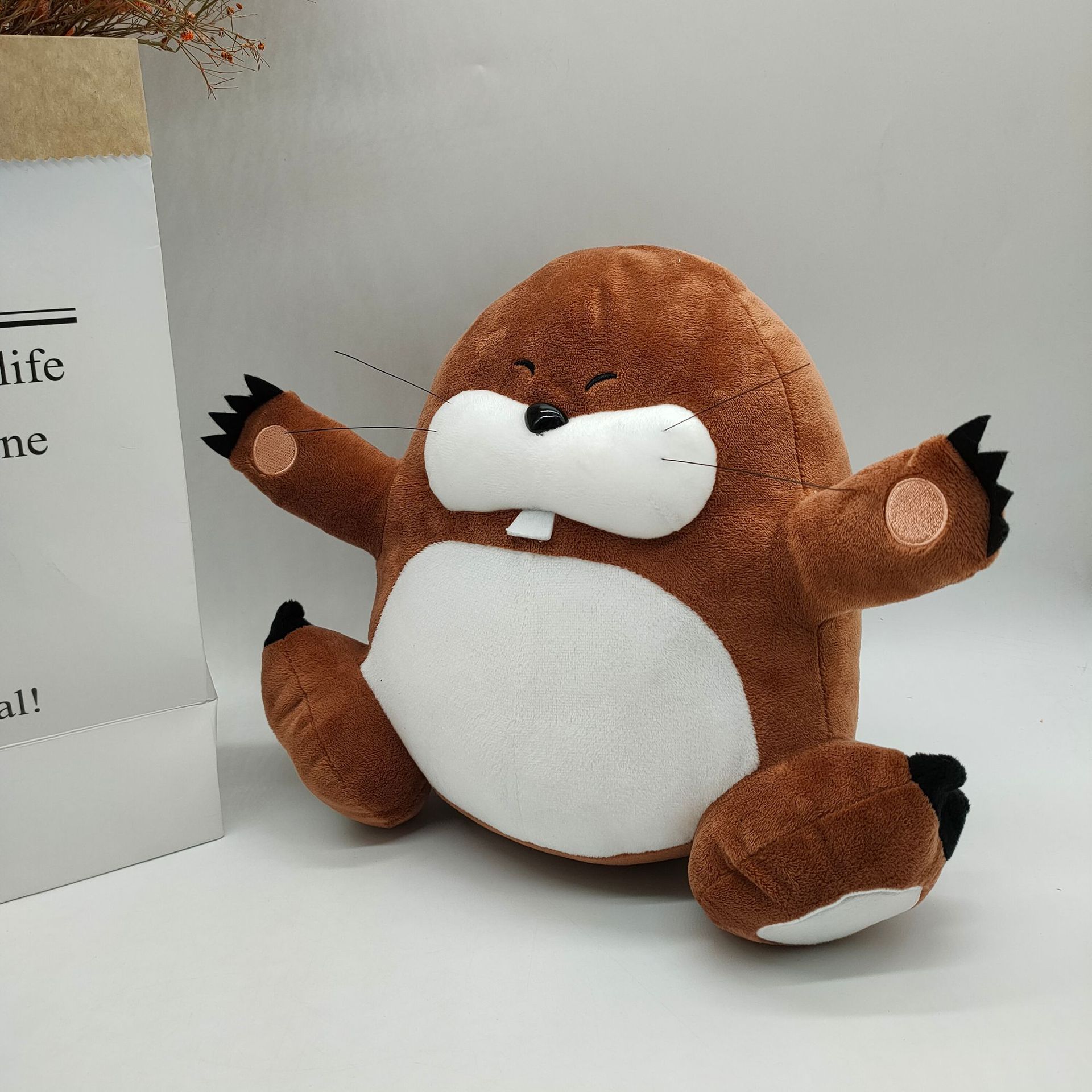 跨境新品monty mole plush鼹鼠公仔 毛绒玩具  玩偶批发厂家