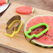 创意水果拼盘模具西瓜切块器雪糕冰棍造型不锈钢西瓜专用切片工具