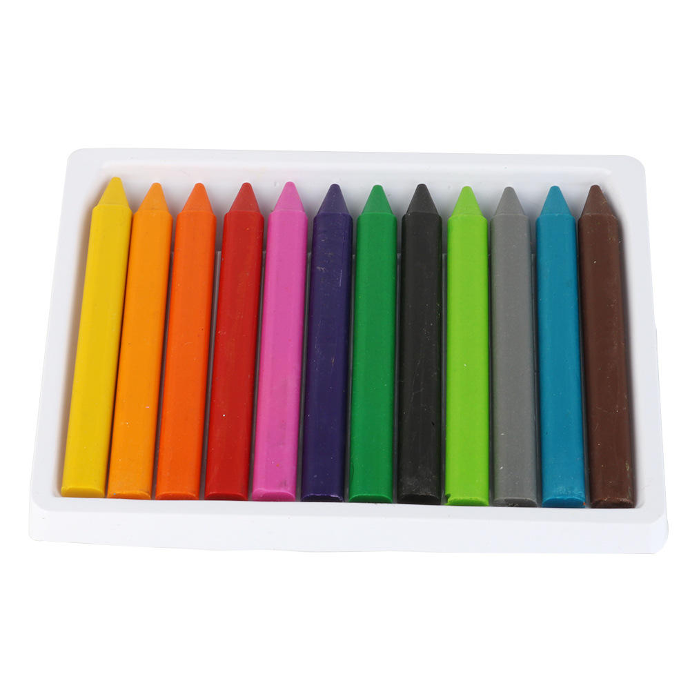 采购2022秋供应粗蜡笔散装大号蜡笔普通蜡笔14x100mm