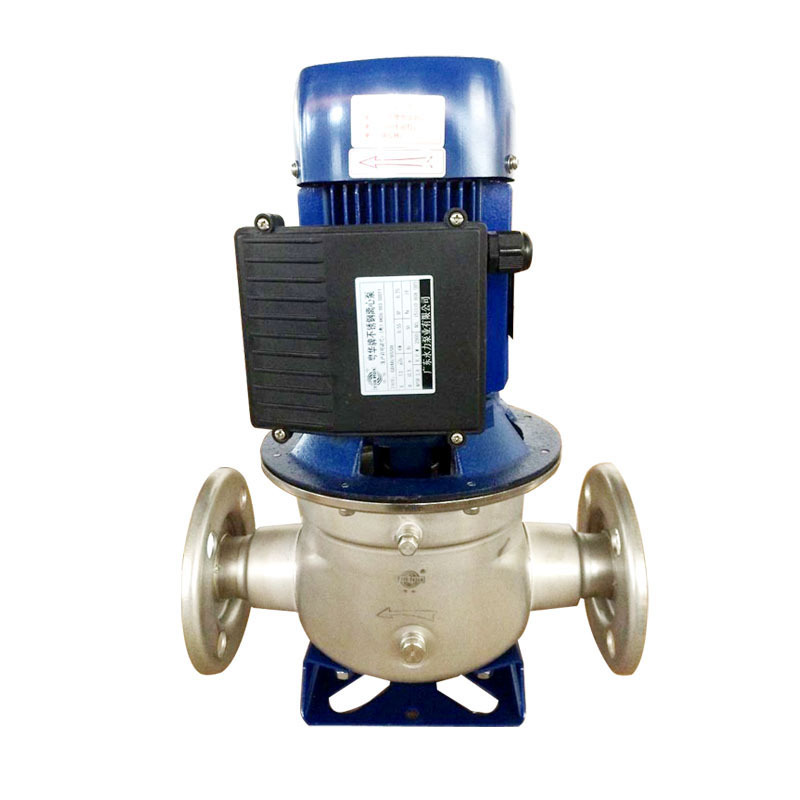 厂家直销省内包邮粤华牌304不锈钢管道离心泵中央空调系统泵