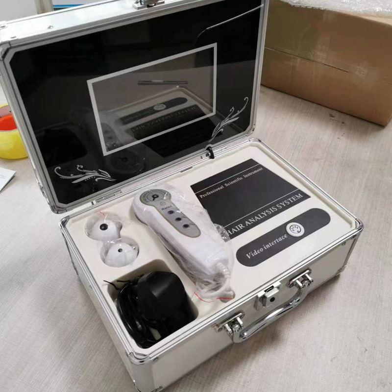 箱式7寸带定格头皮检测美容美发仪器皮肤检测放大分析工厂直销