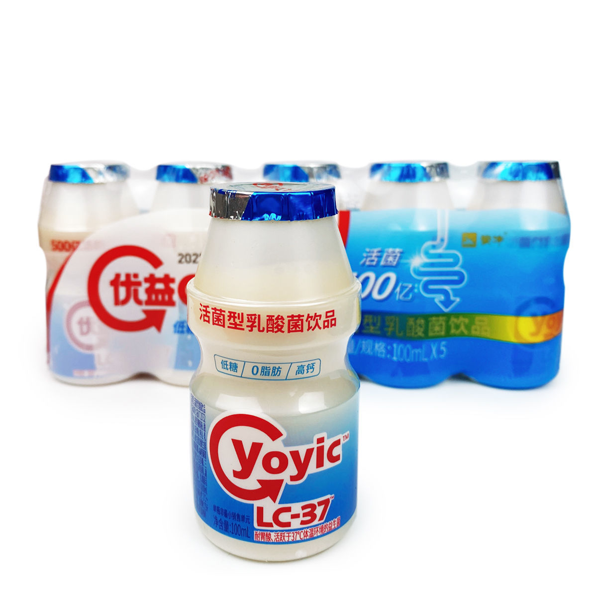 优益c活菌型乳酸菌饮料500亿活的益生菌原味低糖高钙0脂肪