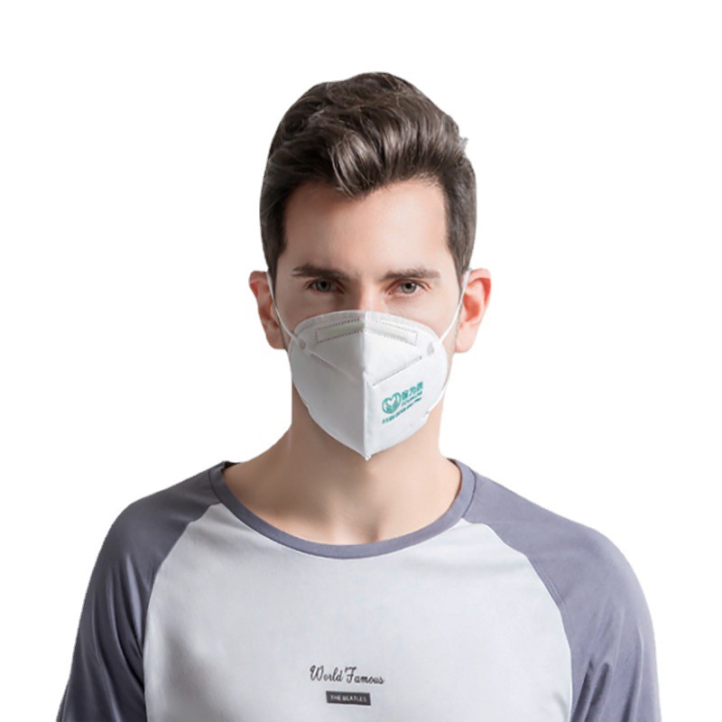 厂家货源 保为康9600白蓝折叠口罩 防尘防工业粉尘kn90带阀口罩