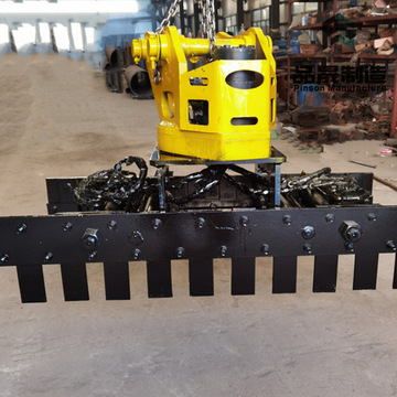 品晟制造现代60小型挖掘机抱砖机 液压夹砖机  双侧夹砖机