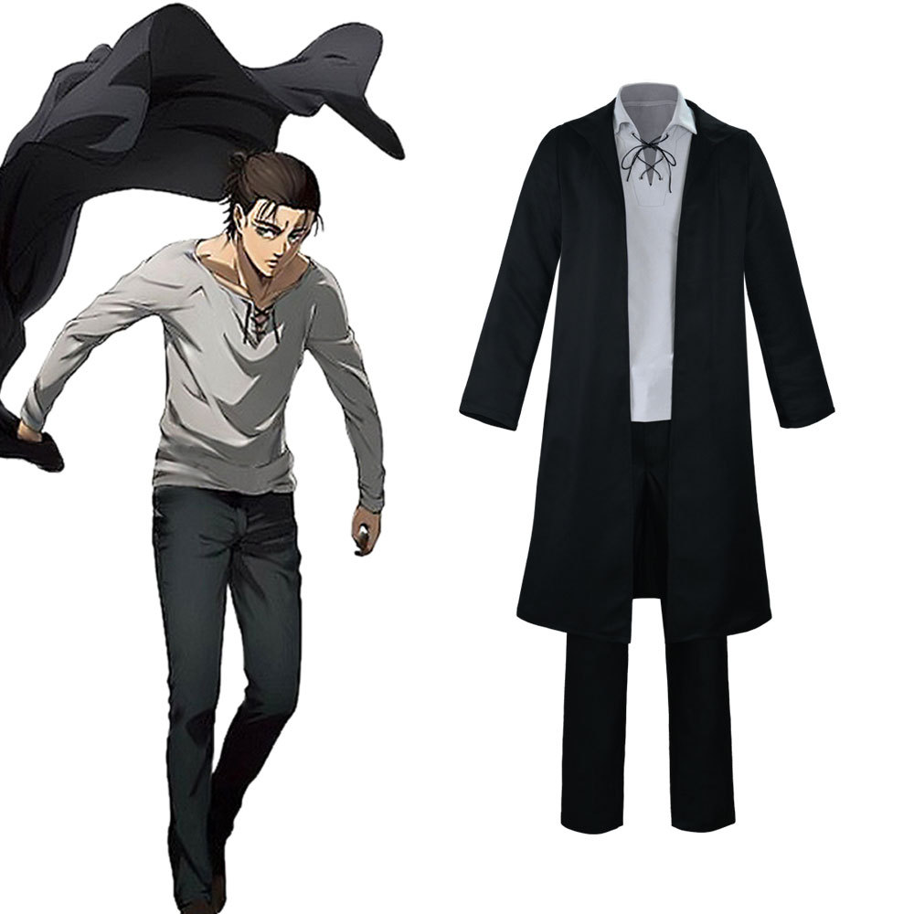 进击的巨人last season 荣耀艾伦耶格尔cos服cosplay现货厂家批发