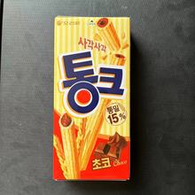 好丽友榛子巧克力棒韩国进口零食品批发荞麦通科棒45g办公室休闲