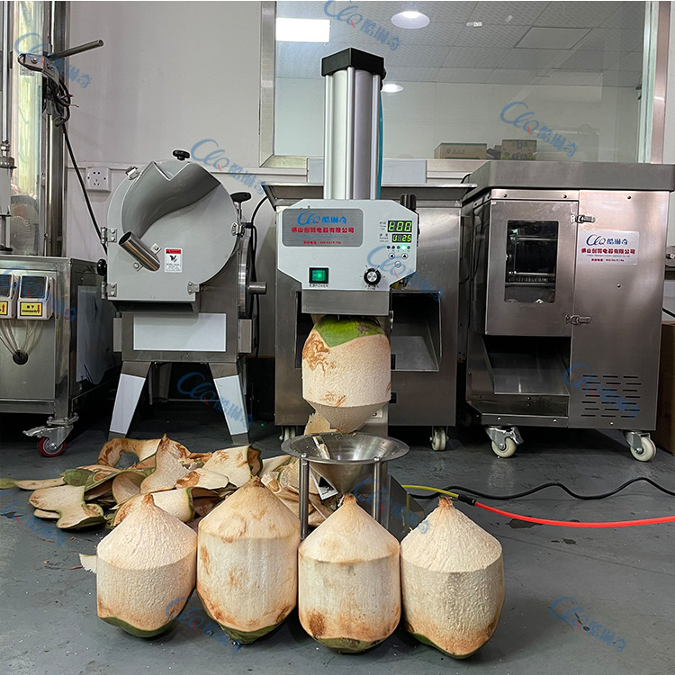 现货供应海南椰青削皮机 全自动削皮机 东南亚青椰削皮设备 电动