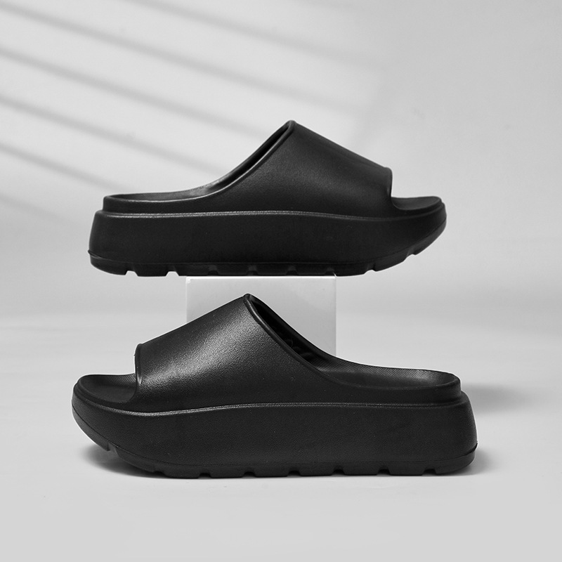 55mm椰子拖鞋女夏季外穿厚底凉拖鞋女踩屎感情侣家居家用足弓拖鞋