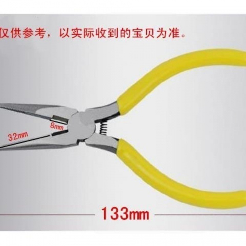 Mini Pliers Sharp Nose Pliers 5-Inch Handmade Slanting Forceps Household Pincette Angle Jaw Tongs Flat Bit Tongs Diy Tools Wholesale