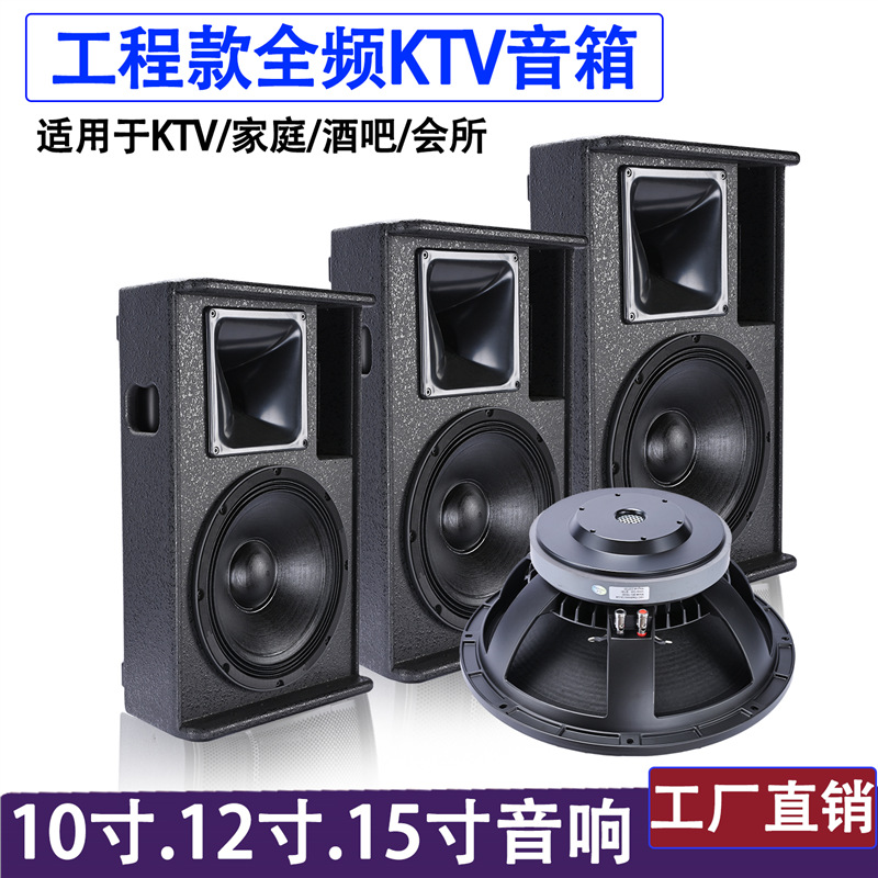 10寸12寸15寸专业音箱家用会议室卡拉ok歌影院家庭KTV音响套装