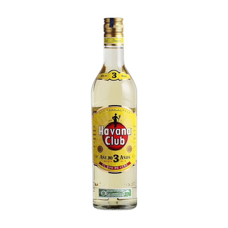 哈瓦纳3年俱乐部朗姆酒700ml 哈瓦那 havana club3年陈酿洋酒