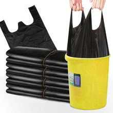 批发【一件代发】厂家直销加厚垃圾袋手提黑色垃圾袋一次性背心袋