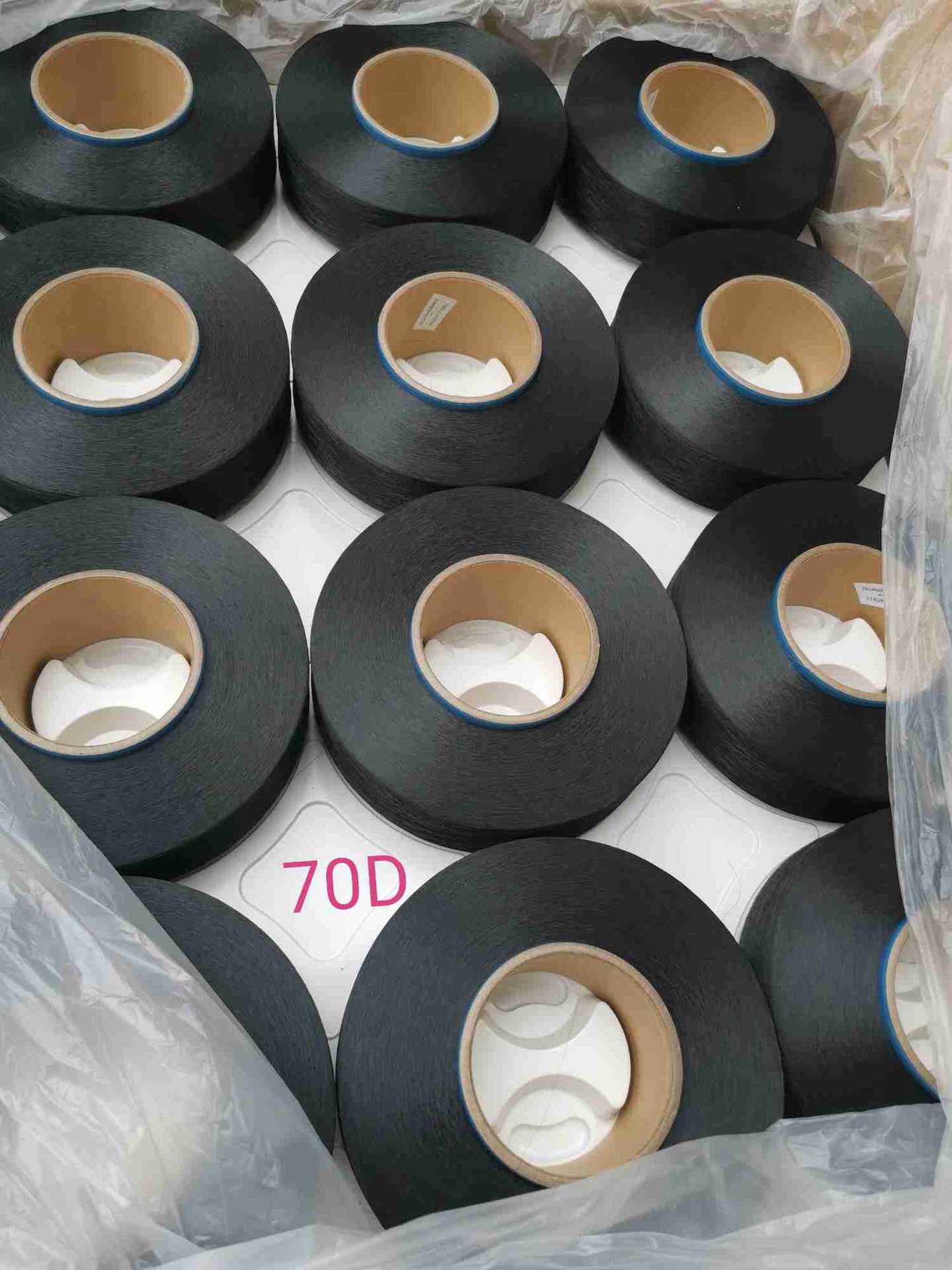 友利 70d 黑色氨纶丝 双a级 需要请联系13588557373