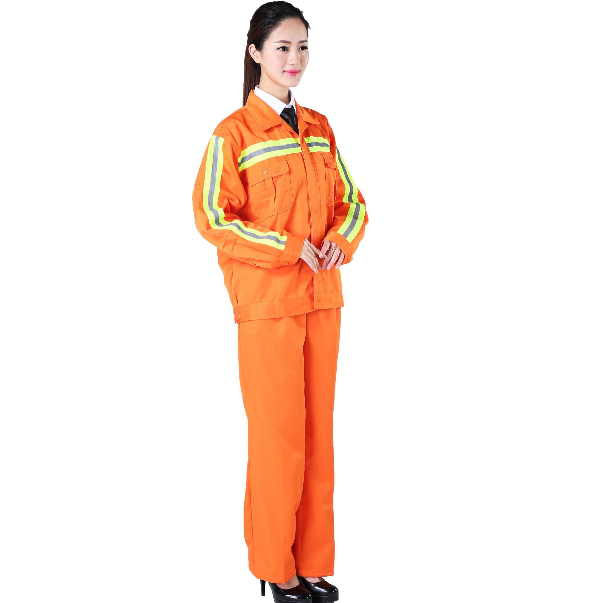 劳保服夏季环卫工作服套装男女长袖薄款反光条保洁服工装定制批发