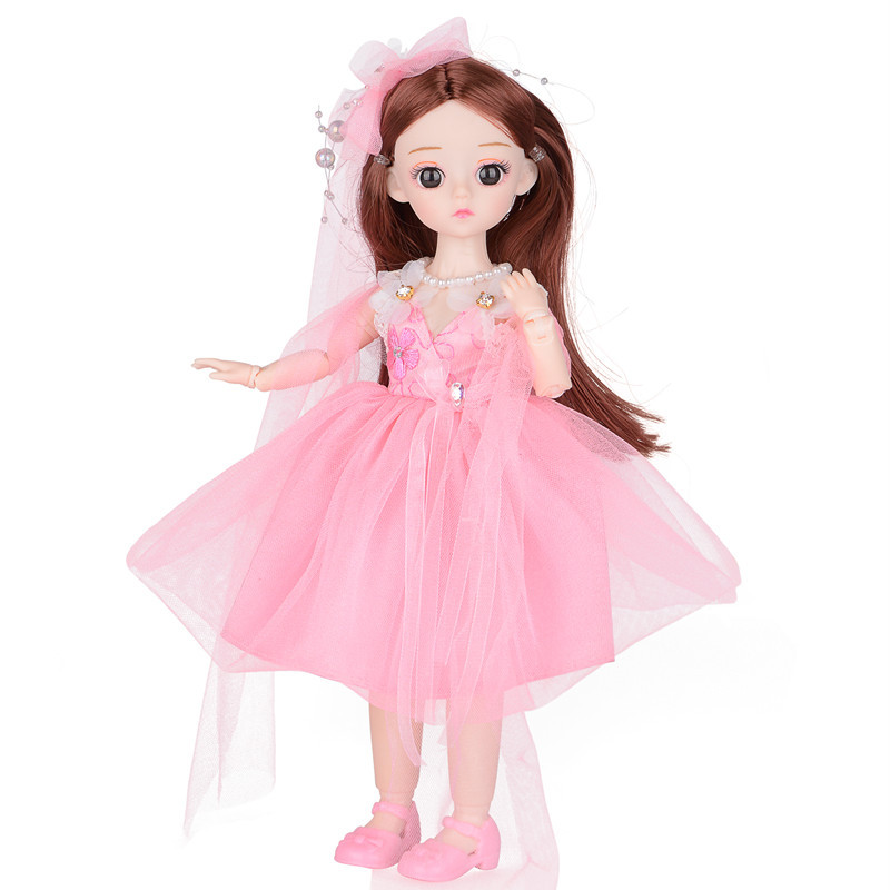 Cross-Border Mini 30cm Childlike Barbie Doll 12-Inch Girls' Doll Clothes Trade Wholesale Children's Toys