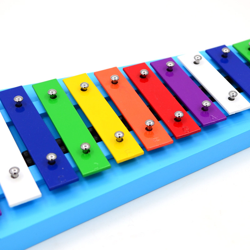 打击乐器铝片琴13音铝板琴早教音乐教具13音彩虹琴初学者手敲琴