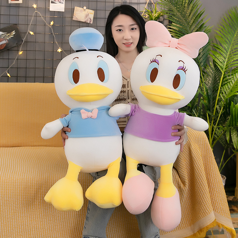 Internet Hot New Donald Duck Plush Toy Cute Cartoon Daisy Doll Ragdoll Couple Doll Children's Gift