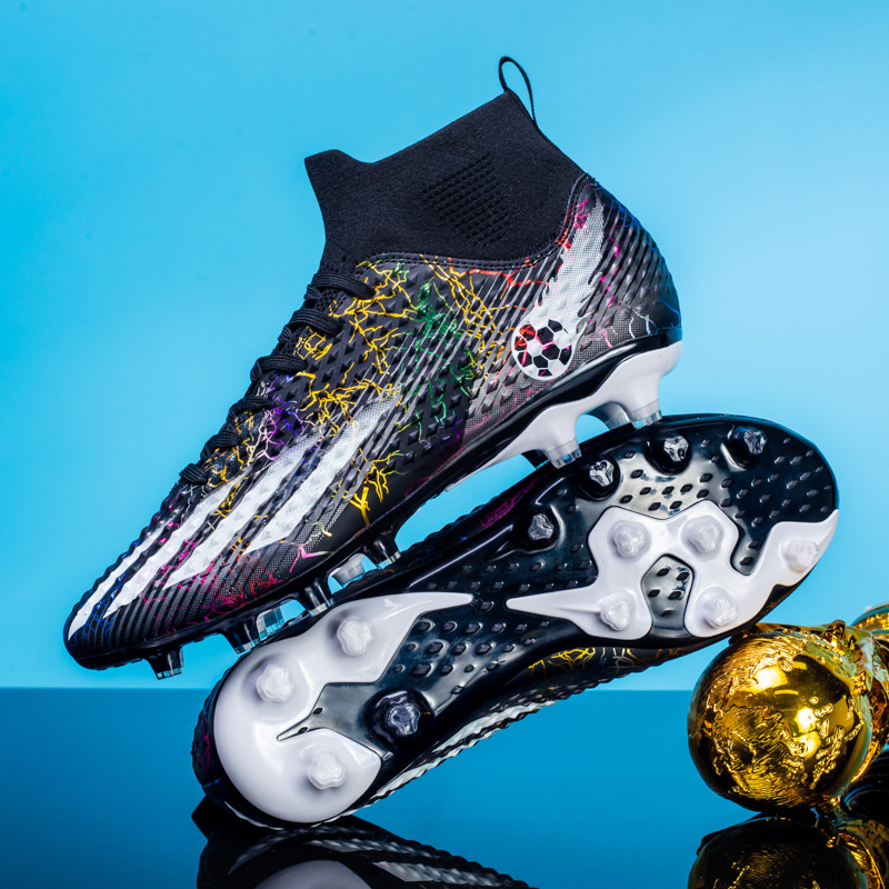 跨境c罗梅西世界杯同款足球鞋ag长钉碎钉男学生比赛训练运动球鞋
