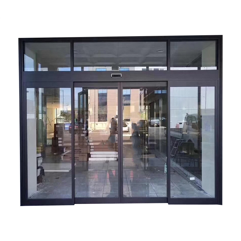 感应玻璃自动门电动玻璃移门办公楼商业场所大门武汉定制包安装