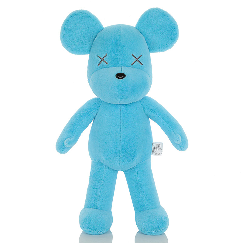 跨境新品多色潮牌暴力熊玩偶毛绒玩具柔软儿童抱枕包包钥匙挂件