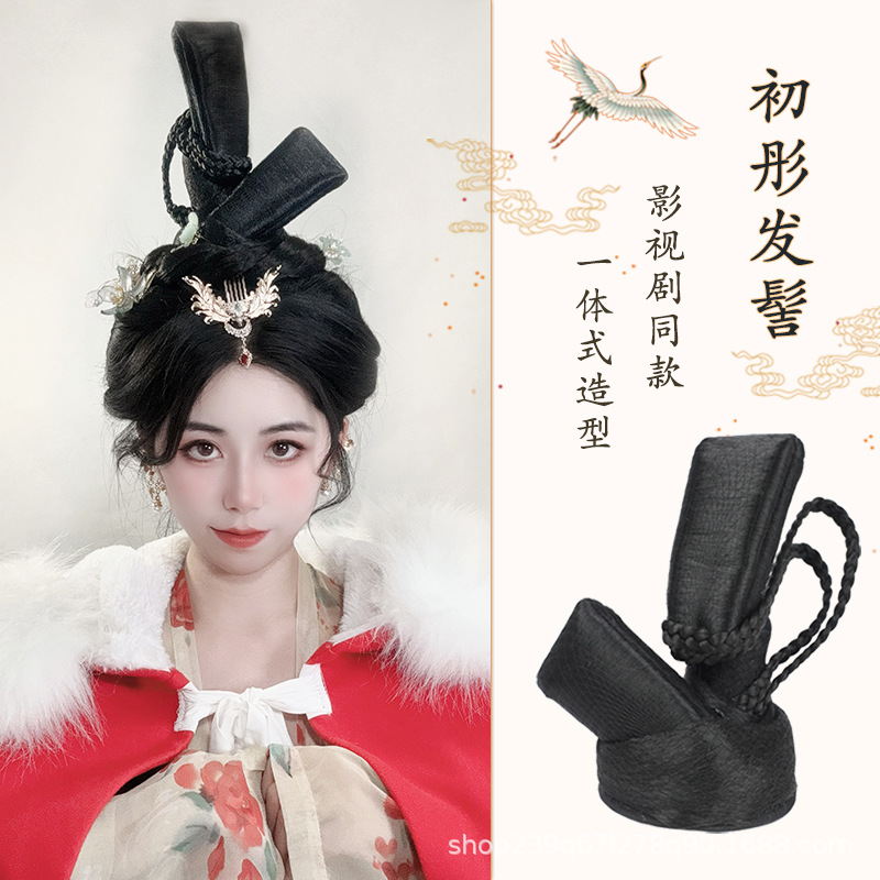 古风造型影视剧风起霓裳同款古力娜扎假发发包影视演出舞台发髻