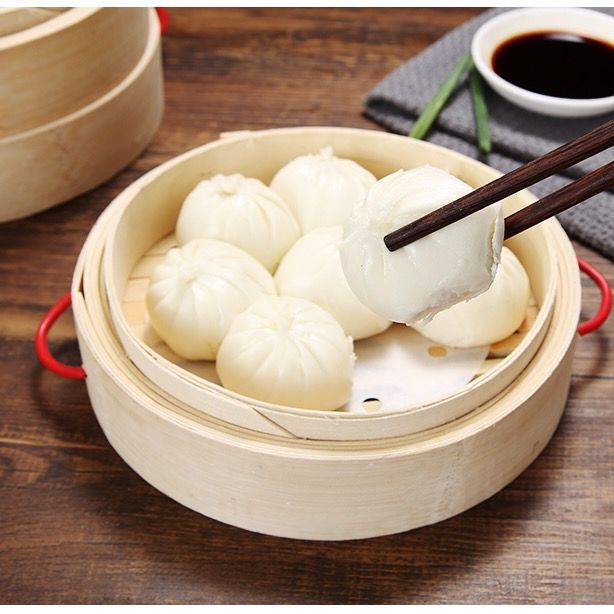 杭州小笼包竹蒸笼竹制蒸笼竹笼屉包子蒸笼带耳嵊州小笼包外18内16