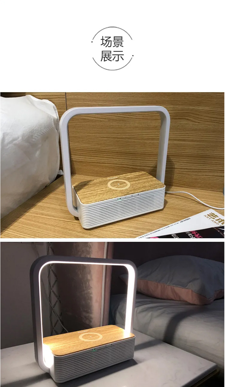 涂鸦wifi智能创意迷你便携式手提户外音箱充电亮度调节家庭小夜灯