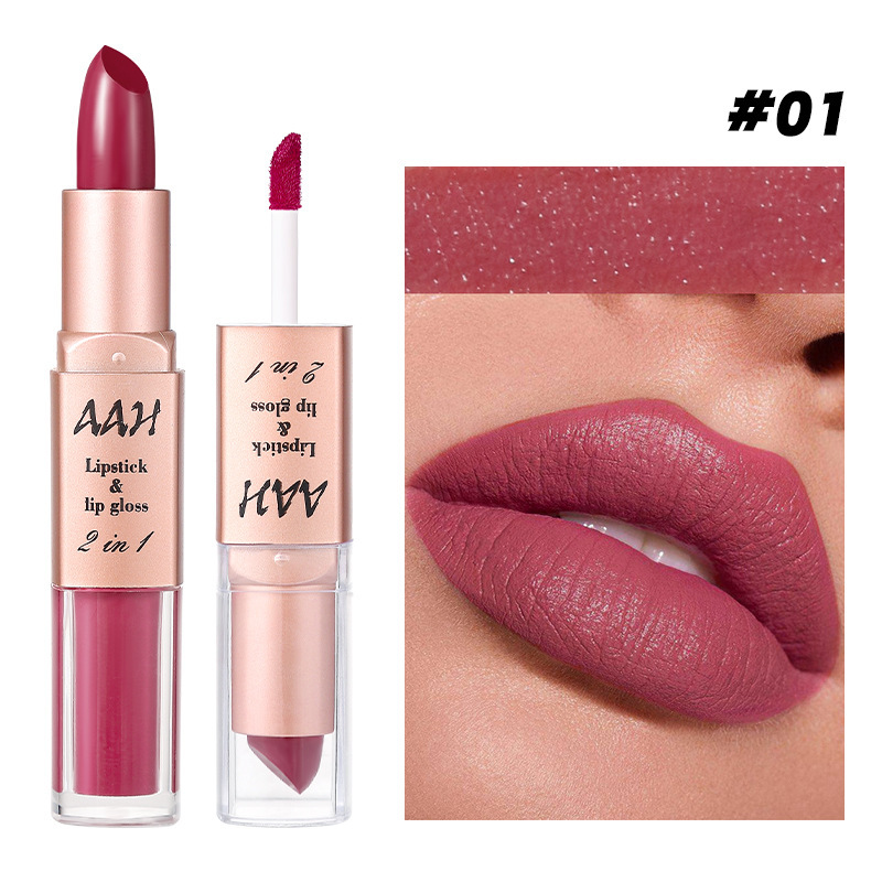 Double-Headed Lipstick Lip Glaze Lip Gloss