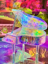 亚克力钢琴模型炫彩膜  复刻镭射纸手工炫彩膜幼儿园彩色玻璃纸