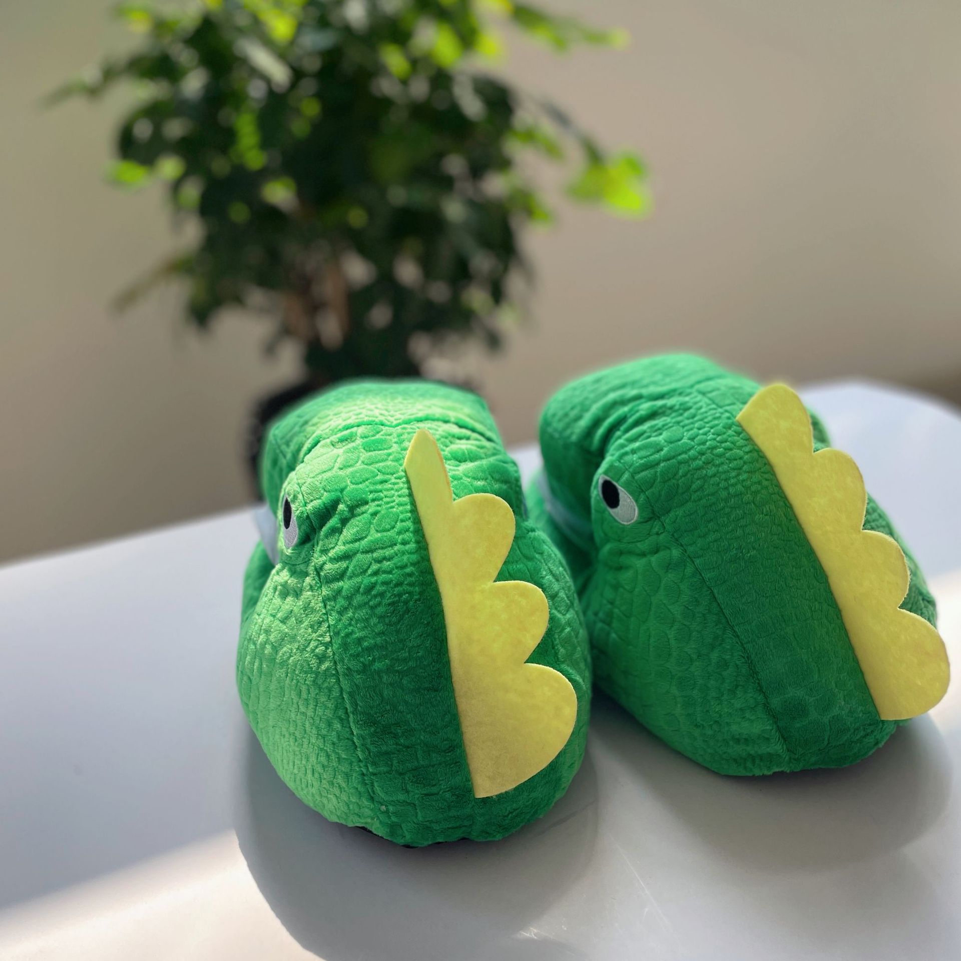 Домой хлопок перетащить/хлопок обувь stuffed dinosaur toy shoes