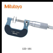 Mitutoyo三丰公法线千分尺123-101盘型千分尺0-25MM 机械式千分尺
