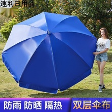 太阳伞遮阳伞大型雨伞超大号户外伞商用摆摊伞防晒广告伞圆折