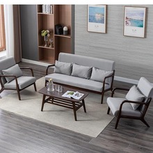 网红小沙发双人单人茶几组合北欧小户型卧室阳台客厅原木懒人椅子