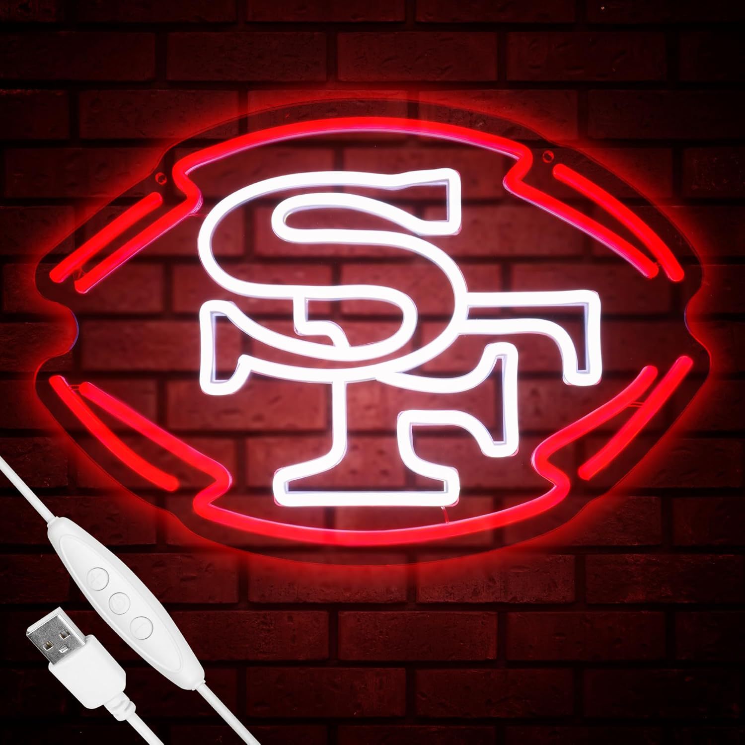 外贸跨境亚马逊爆款霓虹灯LED广告标识霓虹灯牌商业房间装饰LED灯