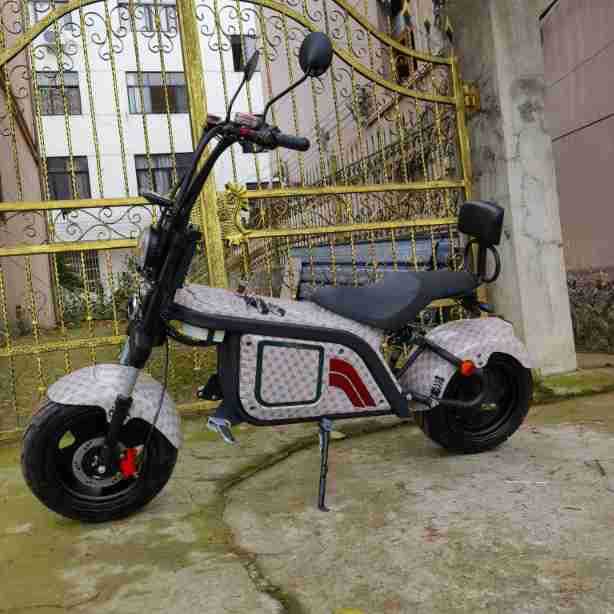 harley citycoco s9款大轮胎双人坐骑电动滑板车摩托车哈雷电瓶车