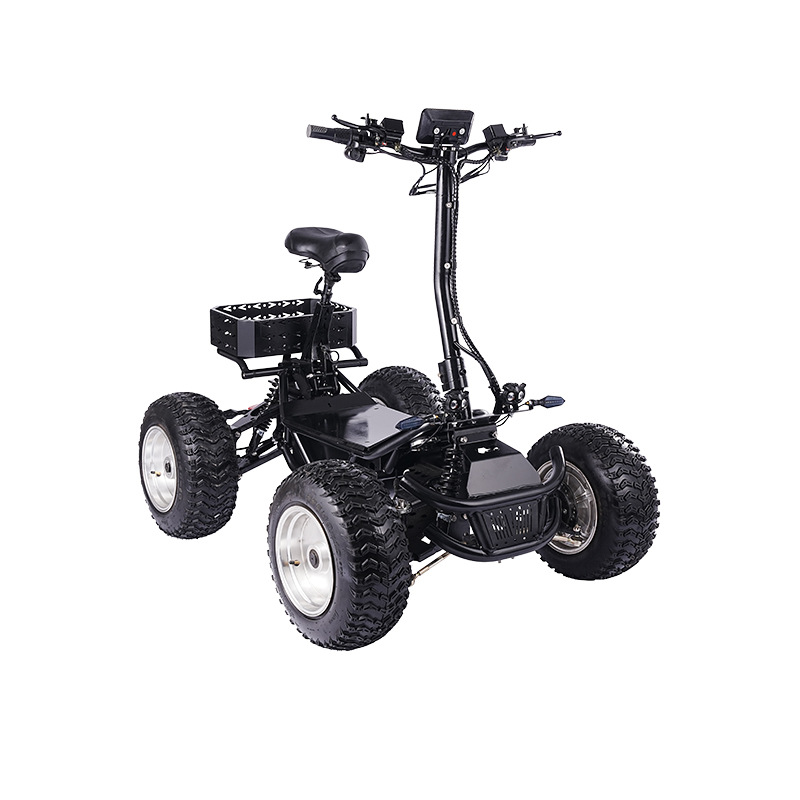 新款电动成人电动沙滩车四轮越野车独立悬挂四驱电动车油刹带倒挡