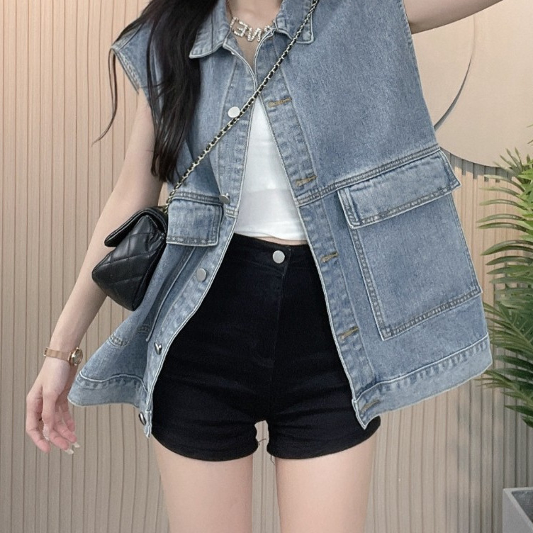 牛仔马甲女韩图片-海量高清牛仔马甲女韩图片大全 - 阿里巴巴