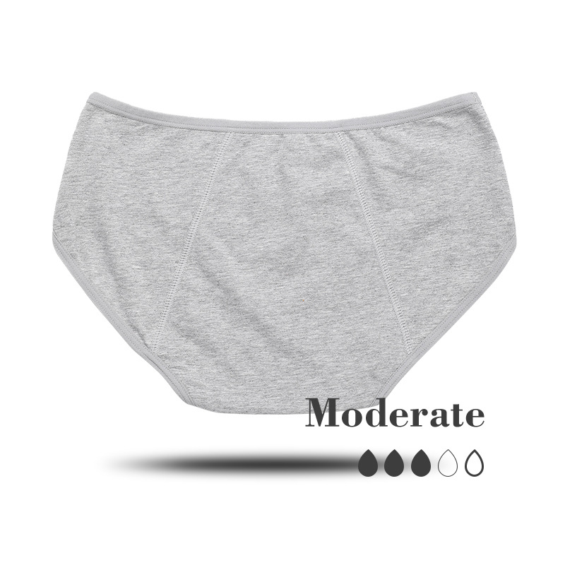 Large Size Customized Menstrual Panties Women's Menstrual Period Sanitary Panty Side Leakage Prevention Safety Pants Pants for Menstrual Period Cotton Crotch Menstrual Period Underwear