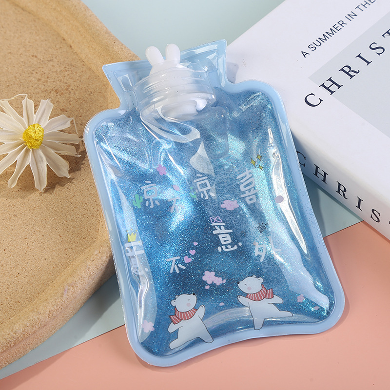 New Cartoon Cute Pattern Disposable Hand Warmer Thermal Bag Warm Hand Warmer Water Filling Hand Warmer Small Mixed Hair