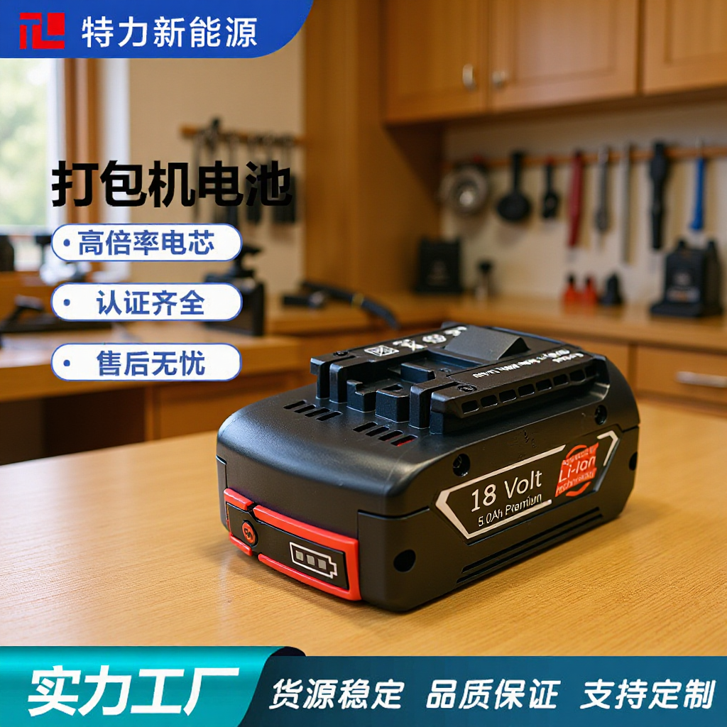 跨境专供打包装机电池ZAPACK打包装机电池18V打包装ZP93/ZP97