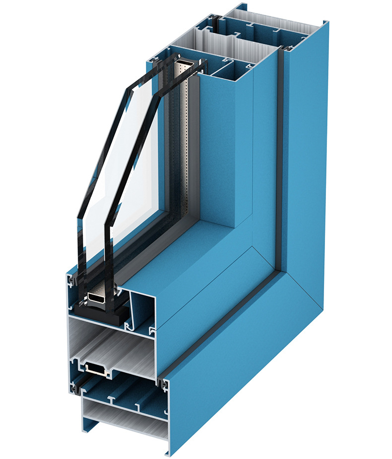 客厅推拉门重型推拉门铝合金型材工业铝型材表面挤压处理氧化着色