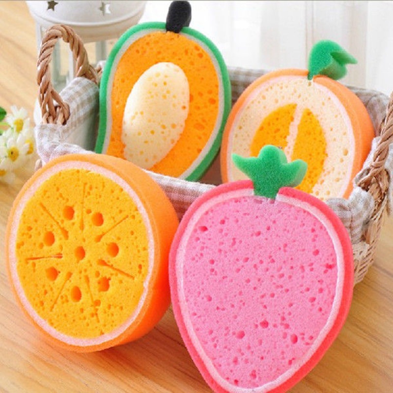 Fruit Dishcloth Bowl Brush Towel Spong Mop Rag Thickened Scouring Pad Washing Pot Washing Spong Mop Washing Pot Dish Towel