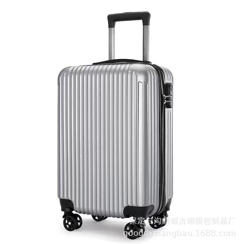 Factory Wholesale Gift Zipper Trolley Case Universal Wheel Suitcase 20-Inch Luggage Design Logo Password Suitcase
