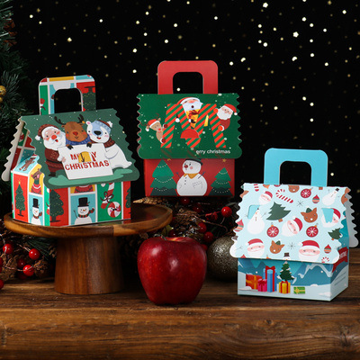 Christmas Eve Apple Gift Set Bag Apple Portable Box Gift Decoration Safe Candy Box Apple Gift Box