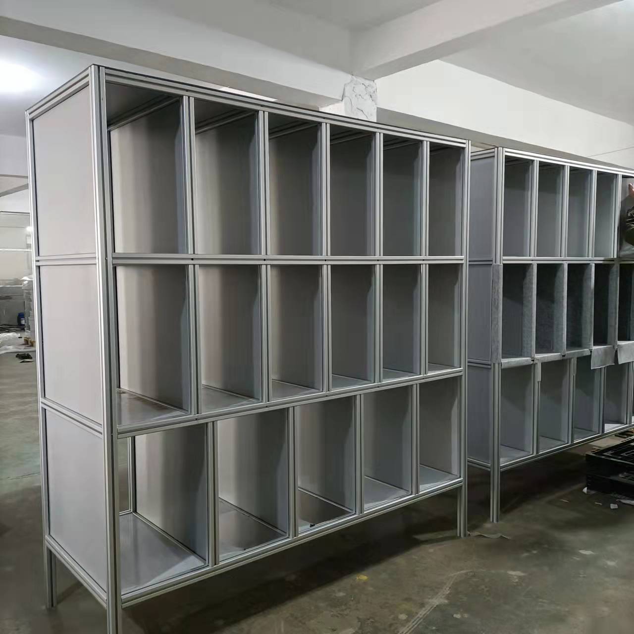 铝型材货架40*40铝型材置物架 工业流水线操作台型材手推车批发