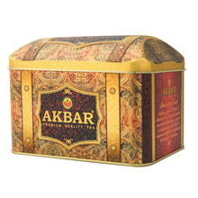 斯里兰卡AKBAR艾克拜尔牌草莓口味红茶250g/罐玫瑰花瓣酒店专用装