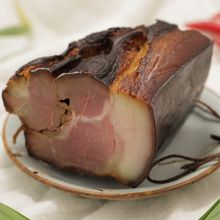 湖南特产农家风味柴火烟熏乡里土老腊肉猪250g/4斤多规格 黑腊肉