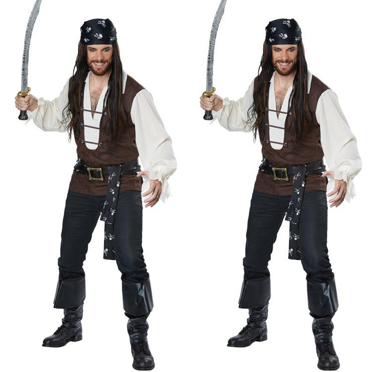 万圣节cos加勒比海盗服装化装舞会派对女海盗服装海盗猎人演出服