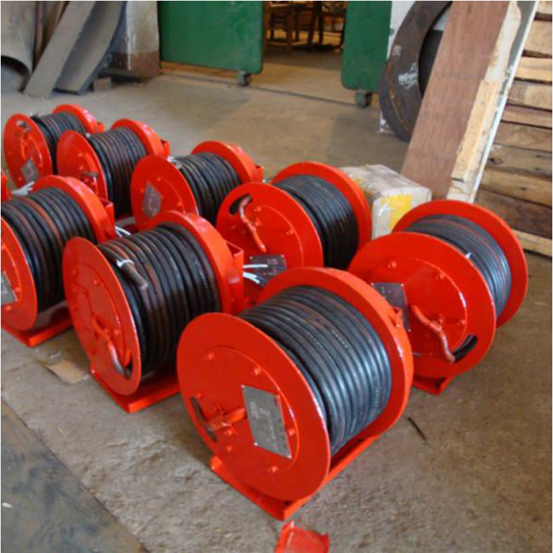 1弹簧式电缆卷筒电磁吸盘/电动平车/抓斗卷线器起重机电缆卷筒